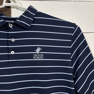 Johnnie O Performance Polo Shirt‎ - Mens XL - Golf Beach Albatross Striped